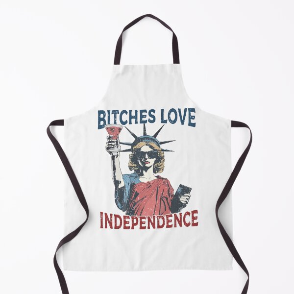 Item preview, Bitches Love Independence Funny Patriotic 4th of July Lady Liberty designed and sold by PixlCrypt.