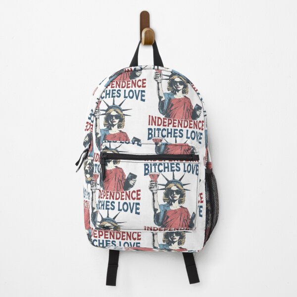 Item preview, Bitches Love Independence Funny Patriotic 4th of July Lady Liberty designed and sold by PixlCrypt.