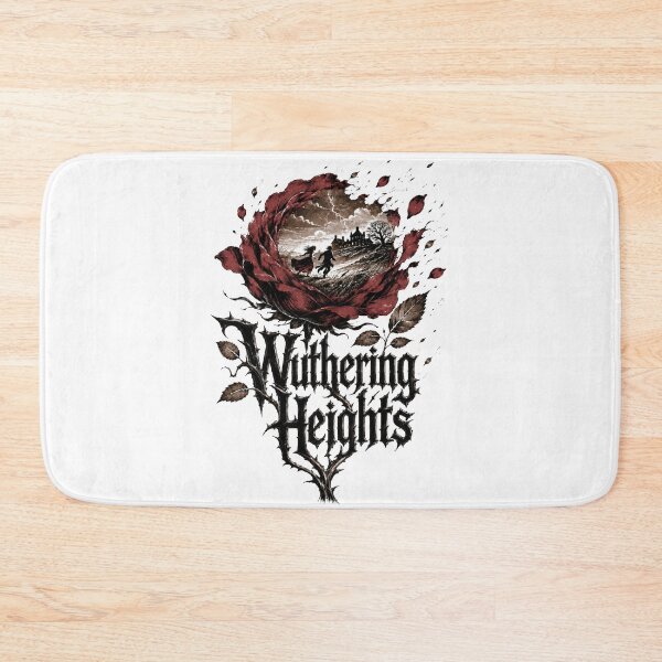 Item preview, Wuthering Heights Gothic Rose Running on the Moors Dark Romance designed and sold by Fenay Designs.