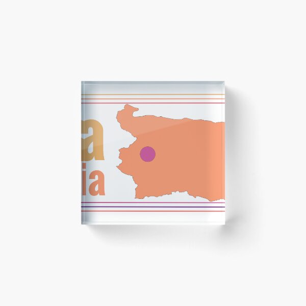 Item preview, Sofia Bulgaria City Marked On Country Map designed and sold by TheIconSmith.