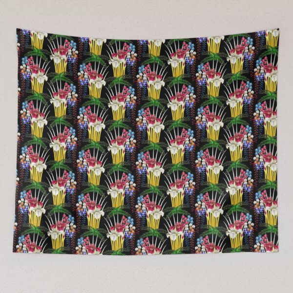 Item preview, Exotic Orchid Botanical Pattern - Vibrant Tropical Floral Design designed and sold by vekotpu.