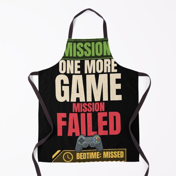 Item preview, Mission One More Game Mission Failed Funny Gamer T-Shirt designed and sold by Uvclick.