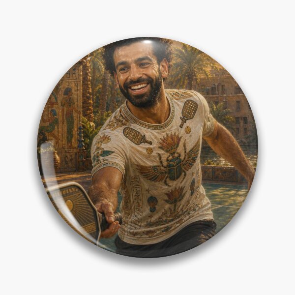 Item preview, Mohamed Salah Egyptian Oasis Pickleball Sports Art designed and sold by mo-carnival.