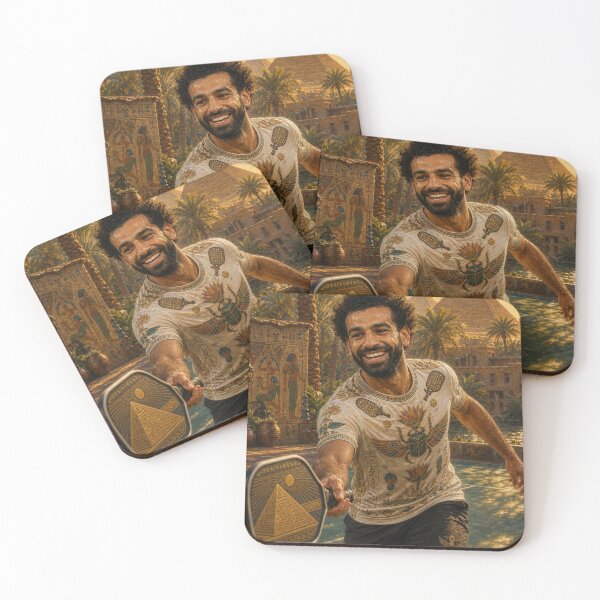 Item preview, Mohamed Salah Egyptian Oasis Pickleball Sports Art designed and sold by mo-carnival.