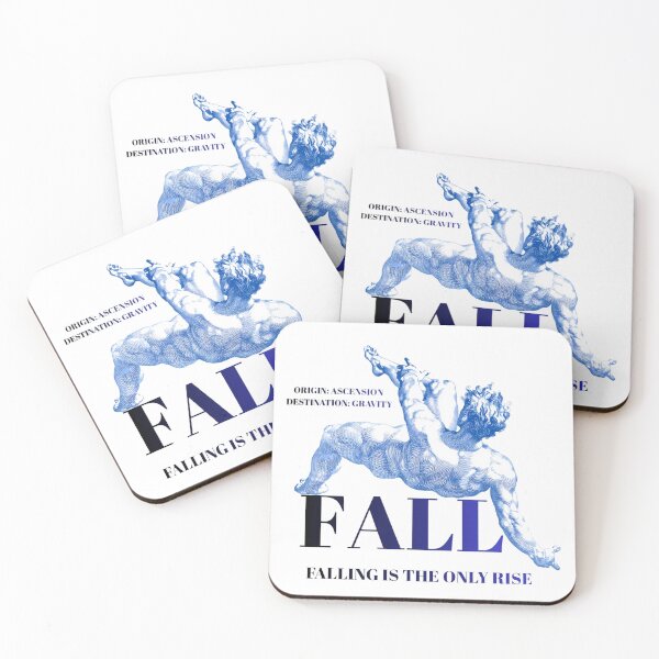 Item preview, Fall Falling Is The Only Rise Aesthetic Renaissance Graphic Art designed and sold by ozel-baski54.