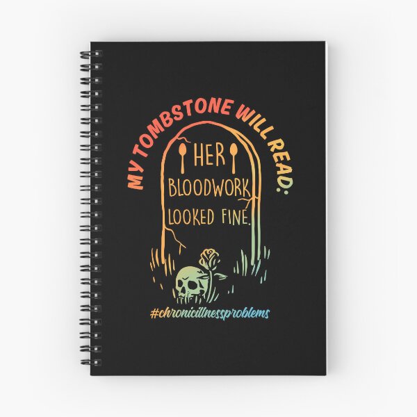Item preview, My Tombstone Will Read Her Bloodwork Looked Fine Dark Humor designed and sold by PixlCrypt.