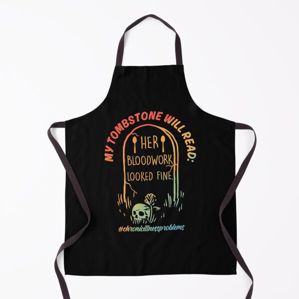 Item preview, My Tombstone Will Read Her Bloodwork Looked Fine Dark Humor designed and sold by PixlCrypt.