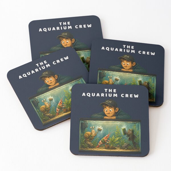 Item preview, Cartoon Aquarium Hobbyist Watching His Aquarium Crew at Work designed and sold by PXEpic.