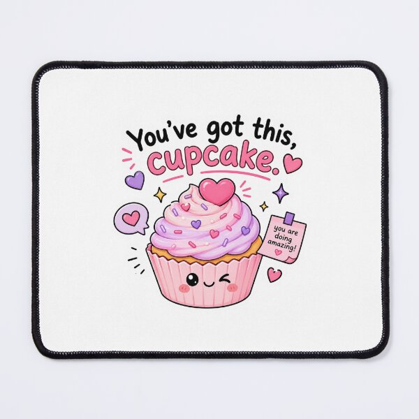 Item preview, You've Got This Cupcake Cute Motivation Sticker designed and sold by Snikdha.