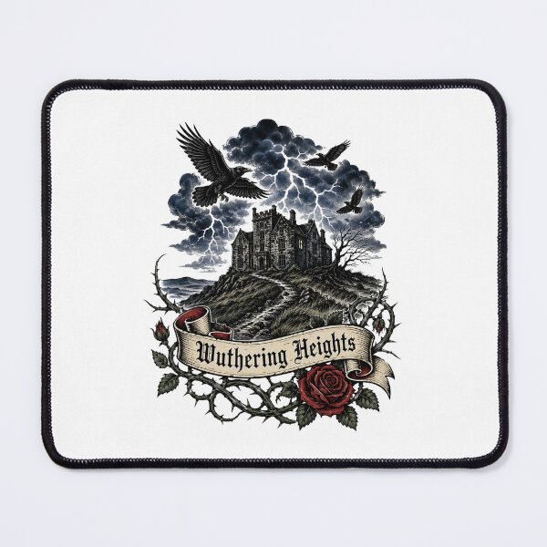 Item preview, Wuthering Heights Manor Dark Academia Gothic Ravens and Storm designed and sold by Fenay Designs.