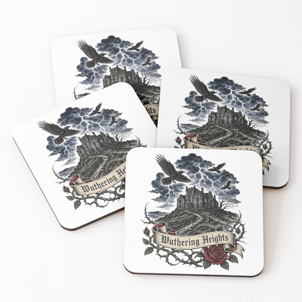 Item preview, Wuthering Heights Manor Dark Academia Gothic Ravens and Storm designed and sold by Fenay Designs.