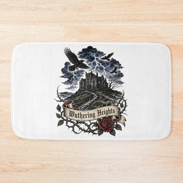 Item preview, Wuthering Heights Manor Dark Academia Gothic Ravens and Storm designed and sold by Fenay Designs.