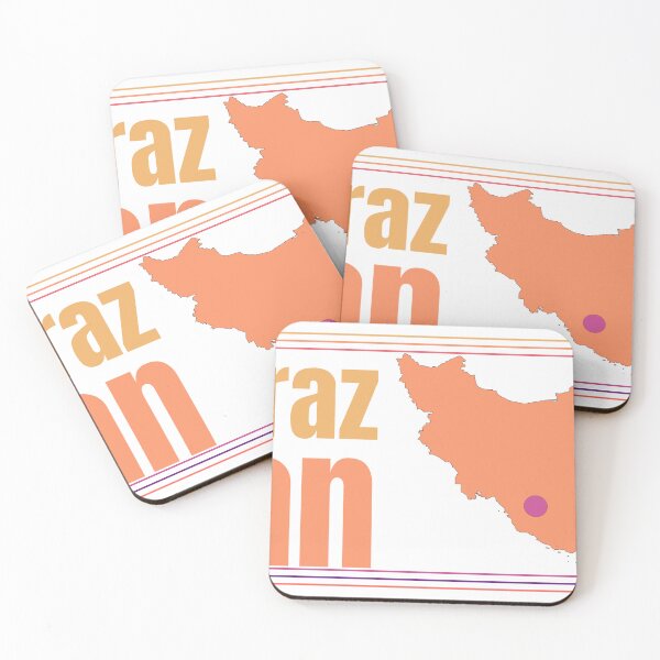 Item preview, Shiraz Iran City Marked On Country Map designed and sold by TheIconSmith.