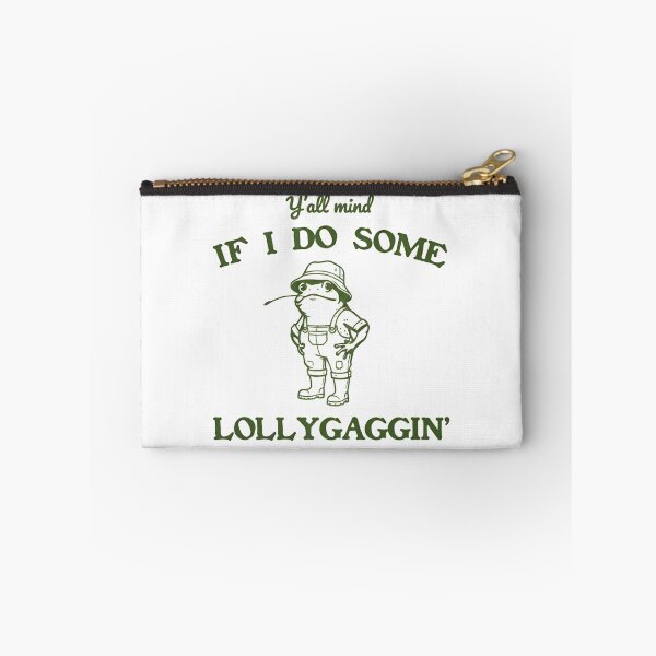 Item preview, Yall Mind If I Do Some Lollygaggin Funny Frog Cottagecore designed and sold by Ali-printshop.