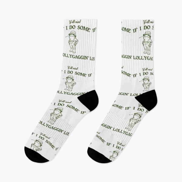 Item preview, Yall Mind If I Do Some Lollygaggin Funny Frog Cottagecore designed and sold by Ali-printshop.