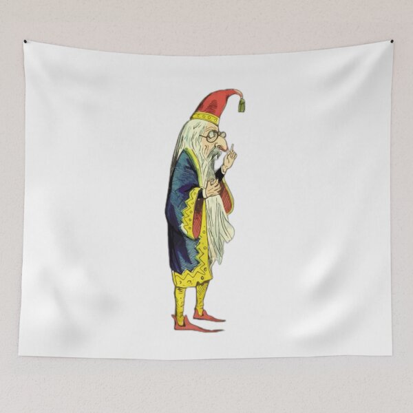 Item preview, Wise Old Wizard Character Illustration designed and sold by DailyDoodlesBySumbul.