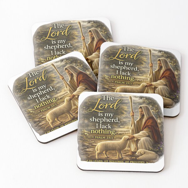 Item preview, The Lord Is My Shepherd, I Lack Nothing.” – Psalm 23:1 designed and sold by KINGDOM GOLD STUDIO.