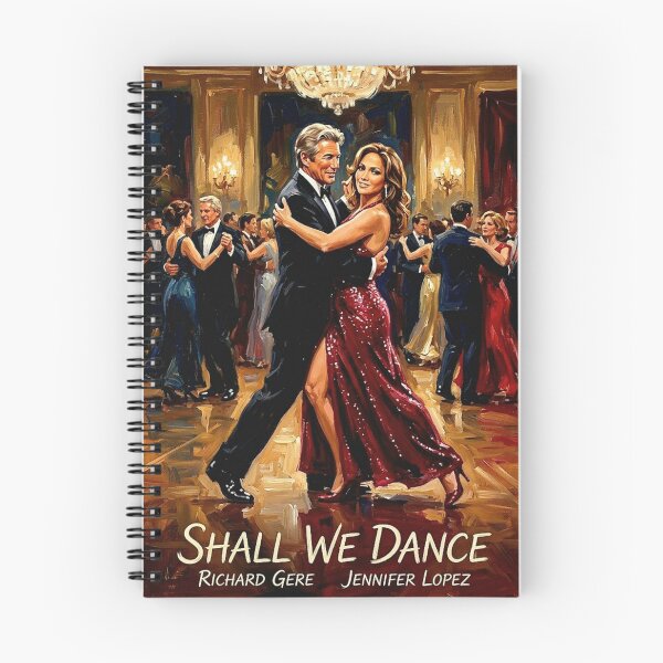 Item preview, Shall We Dance Retro Romantic Comedy Ballroom Tribute Art Movie Poster designed and sold by Art's Diner.