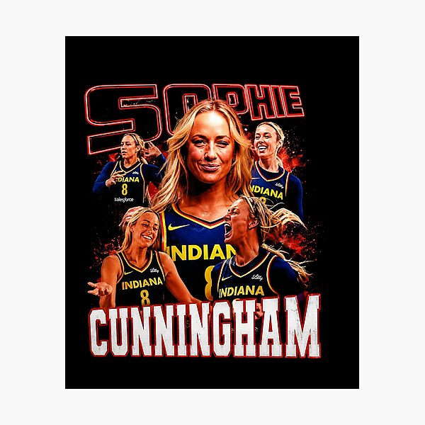 Item preview, Sophie Cunningham Indiana Fever WNBA basketball designed and sold by HeiroseOffical.