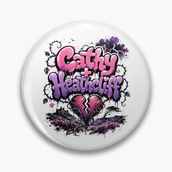 Item preview, Cathy and Heathcliff Wuthering Heights Y2K Graffiti Dark Romance designed and sold by Fenay Designs.