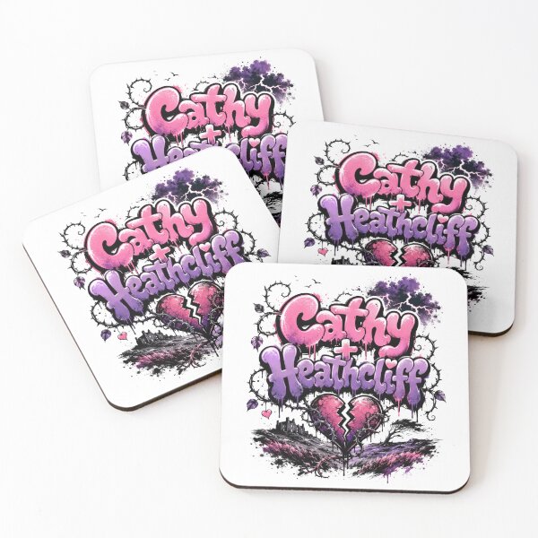 Item preview, Cathy and Heathcliff Wuthering Heights Y2K Graffiti Dark Romance designed and sold by Fenay Designs.