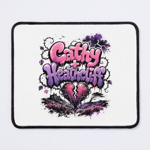 Item preview, Cathy and Heathcliff Wuthering Heights Y2K Graffiti Dark Romance designed and sold by Fenay Designs.