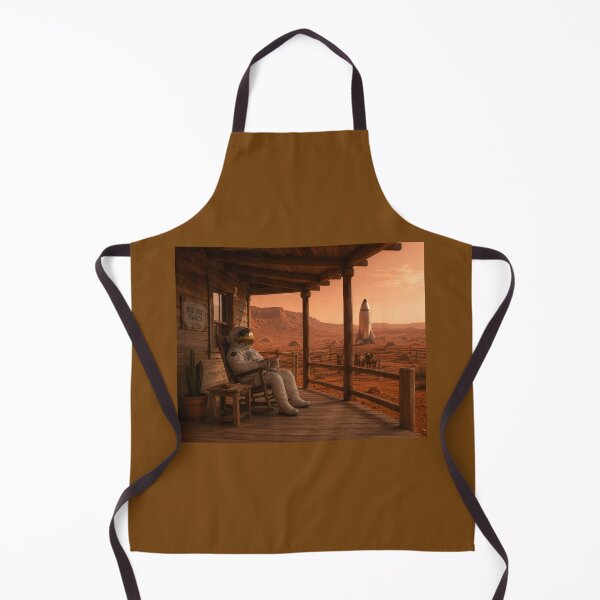 Item preview, Astronaut relaxing at his ranch on Mars designed and sold by WiseBow.