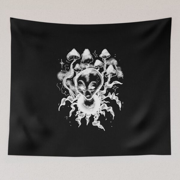 Item preview, White Line Alien Inverted - Hidden Files Dark Edition designed and sold by Ideniquo.