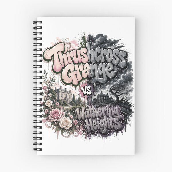 Item preview, Thrushcross Grange VS Wuthering Heights Streetwear Book Aesthetic designed and sold by Fenay Designs.
