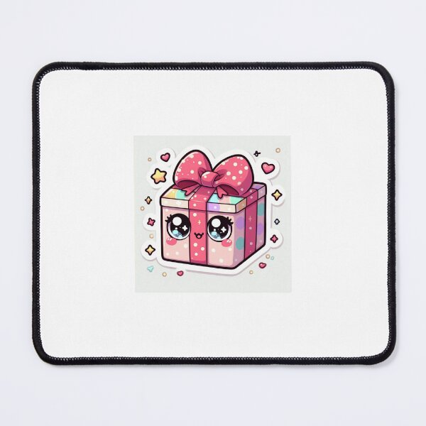 Item preview, Kawaii Christmas Gift Box Sticker designed and sold by PastelPawsArt.