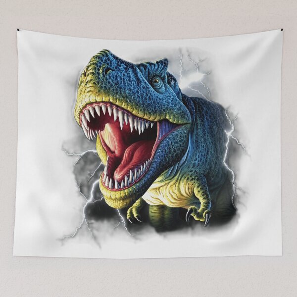 Item preview, Roaring T-Rex Dinosaur Lightning Graphic designed and sold by ArhaanFashions.