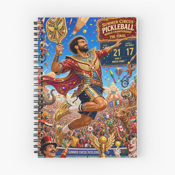 Item preview, Mohamed Salah Summer Circus Pickleball Tournament Poster designed and sold by mo-carnival.
