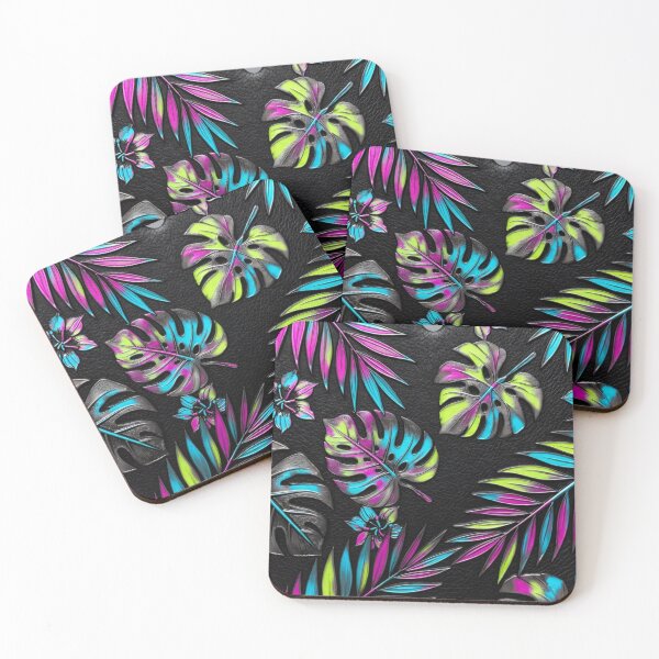 Item preview, Vibrant Tropical Monstera Floral Jungle Pattern designed and sold by IntelliMindDesigns.
