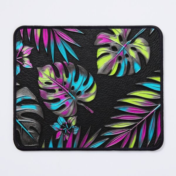 Item preview, Vibrant Tropical Monstera Floral Jungle Pattern designed and sold by IntelliMindDesigns.