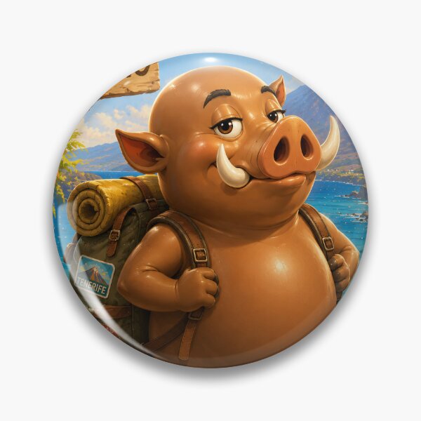 Item preview, Rasino the Bald Traveller Boar — Adventure Time designed and sold by CanaryVibesArt.