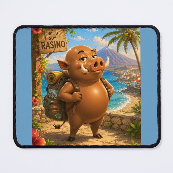 Item preview, Rasino the Bald Traveller Boar — Adventure Time designed and sold by CanaryVibesArt.