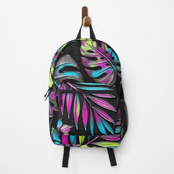 Item preview, Vibrant Tropical Monstera Floral Jungle Pattern designed and sold by IntelliMindDesigns.