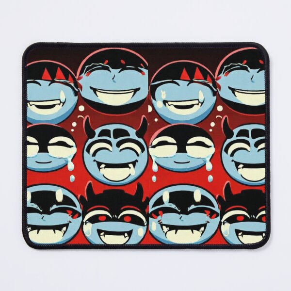 Item preview, Art - Emotion Masks, Graphic Composition on Red Background designed and sold by Zone--Gaming.