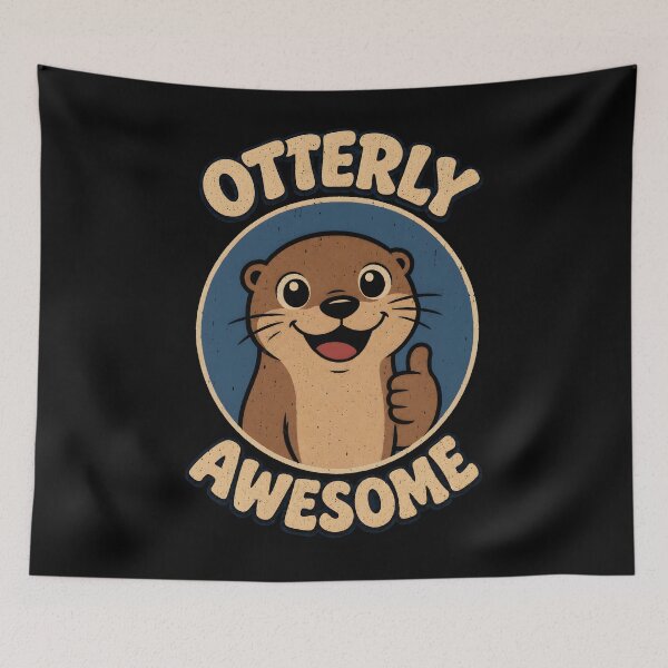 Item preview, Otterly Awesome Cute Otter designed and sold by ChocoMellowCo.