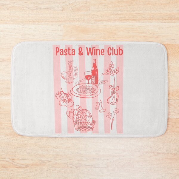 Item preview, Pasta & Wine Club Foodie Lovers Girl Aesthetic  designed and sold by erozzz.