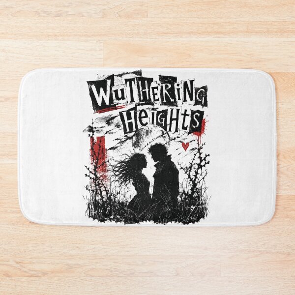 Item preview, Wuthering Heights Cathy and Heathcliff Silhouette Post Punk Gothic designed and sold by Fenay Designs.