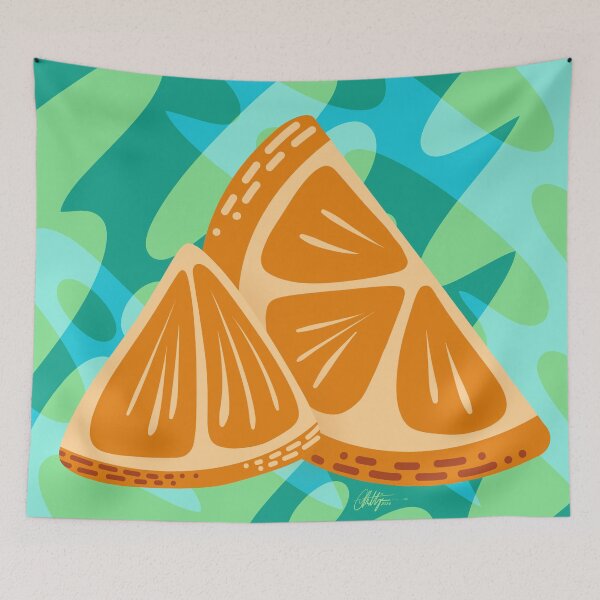 Item preview, Summer Orange Series: Cute Slices designed and sold by ElisabethDraws.