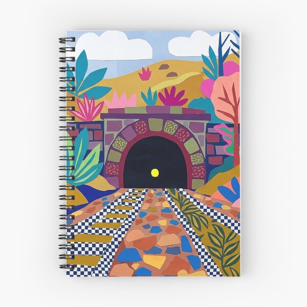 Item preview, Matisse-Inspired Colourful Railway Tunnel Art Print designed and sold by ArtworkNorth.
