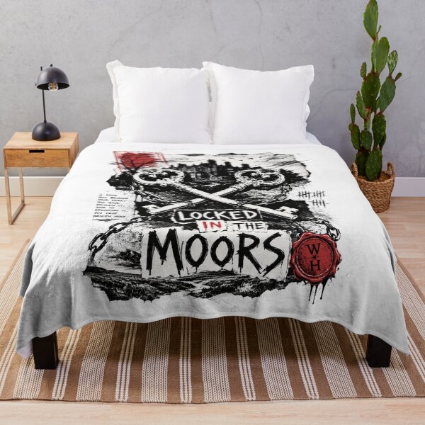 Item preview, Wuthering Heights Locked in the Moors Punk Collage Quote designed and sold by Fenay Designs.