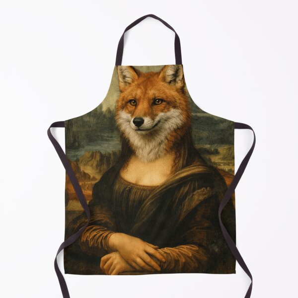 Item preview, Fox Mona Lisa designed and sold by FunnyTshirtGuy.
