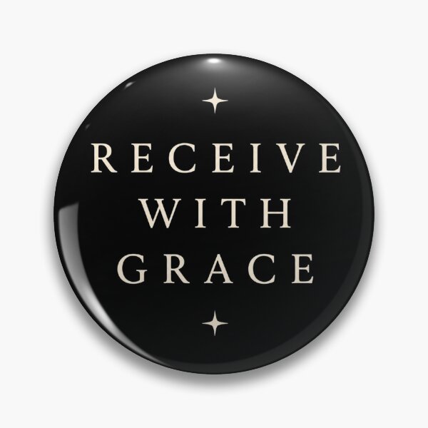 Item preview, Receive With Grace – Minimalist Typography Shirt | Soft Abundance | Quiet Luxury Aesthetic designed and sold by BeaVibes.