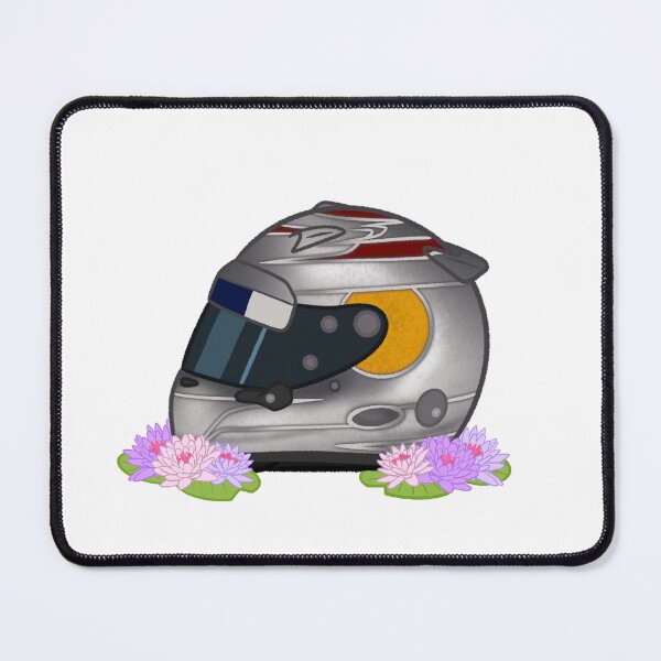 Item preview, Sebastian Vettel 2014 Austin Helmet With Flowers  designed and sold by OriDraws.