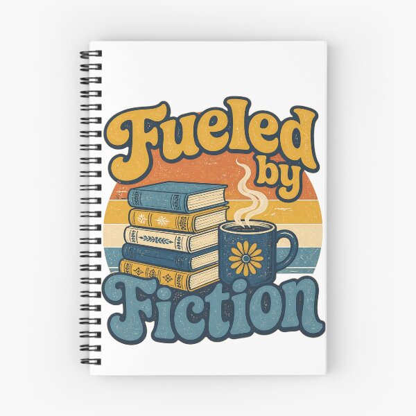Item preview, "Fueled by Fiction" Retro designed and sold by MusesWhispers.