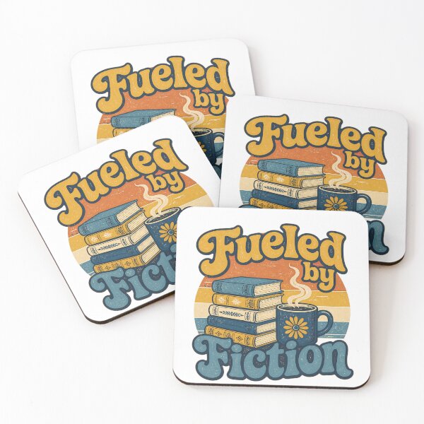 Item preview, "Fueled by Fiction" Retro designed and sold by MusesWhispers.