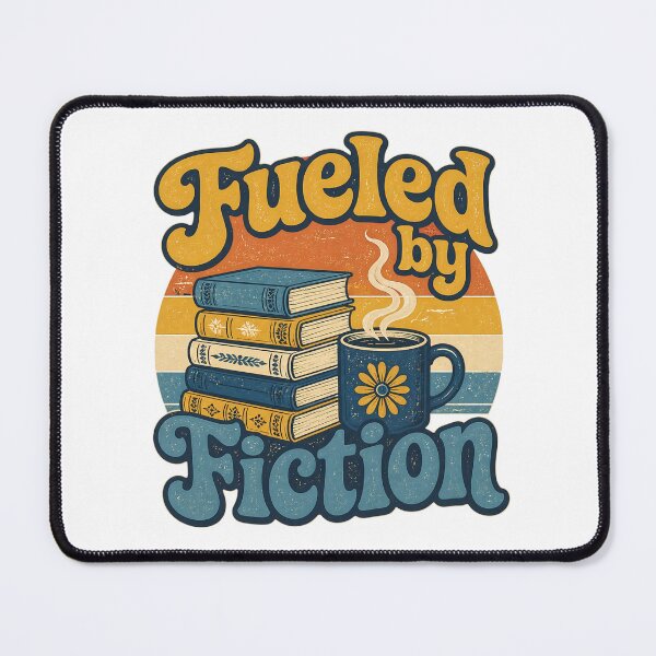 Item preview, "Fueled by Fiction" Retro designed and sold by MusesWhispers.